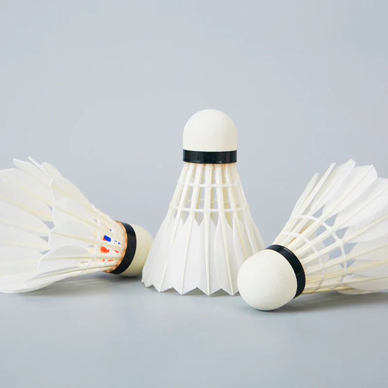 LINGMEI LING MEI 12 PCS F7 Badminton Goose Feather Badminton Shuttlecock - Image 3