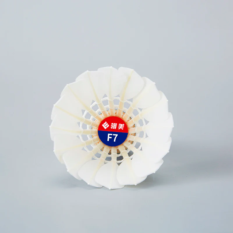 LINGMEI LING MEI 12 PCS F7 Badminton Goose Feather Badminton Shuttlecock - Image 4