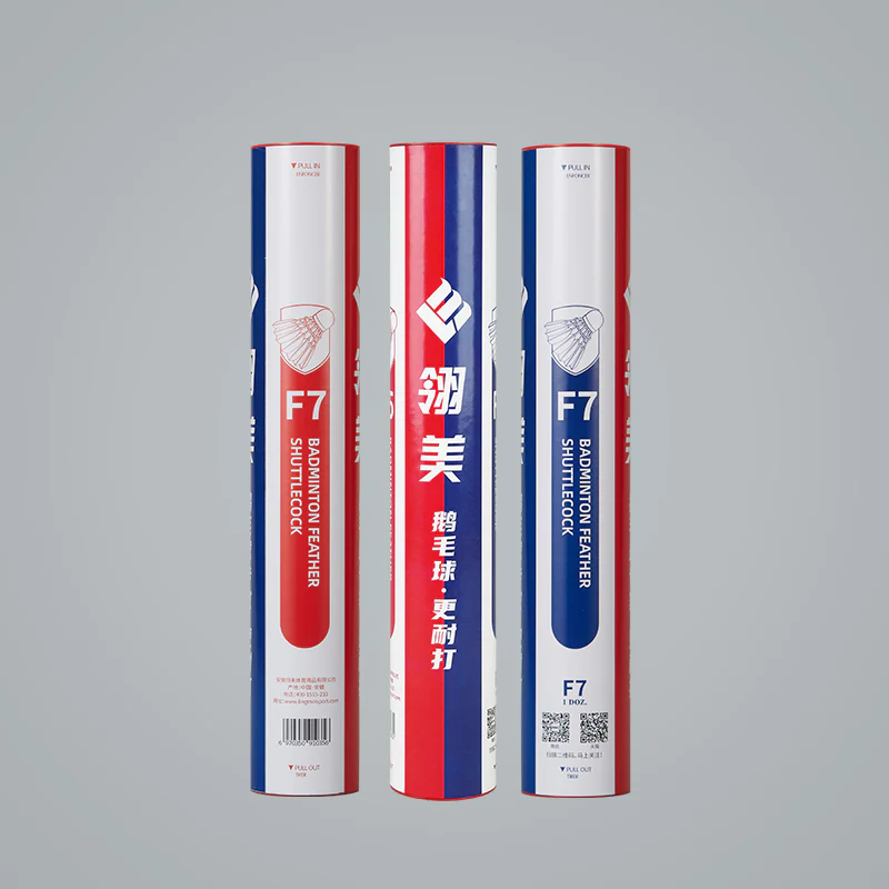 LINGMEI LING MEI 12 PCS F7 Badminton Goose Feather Badminton Shuttlecock - Image 5