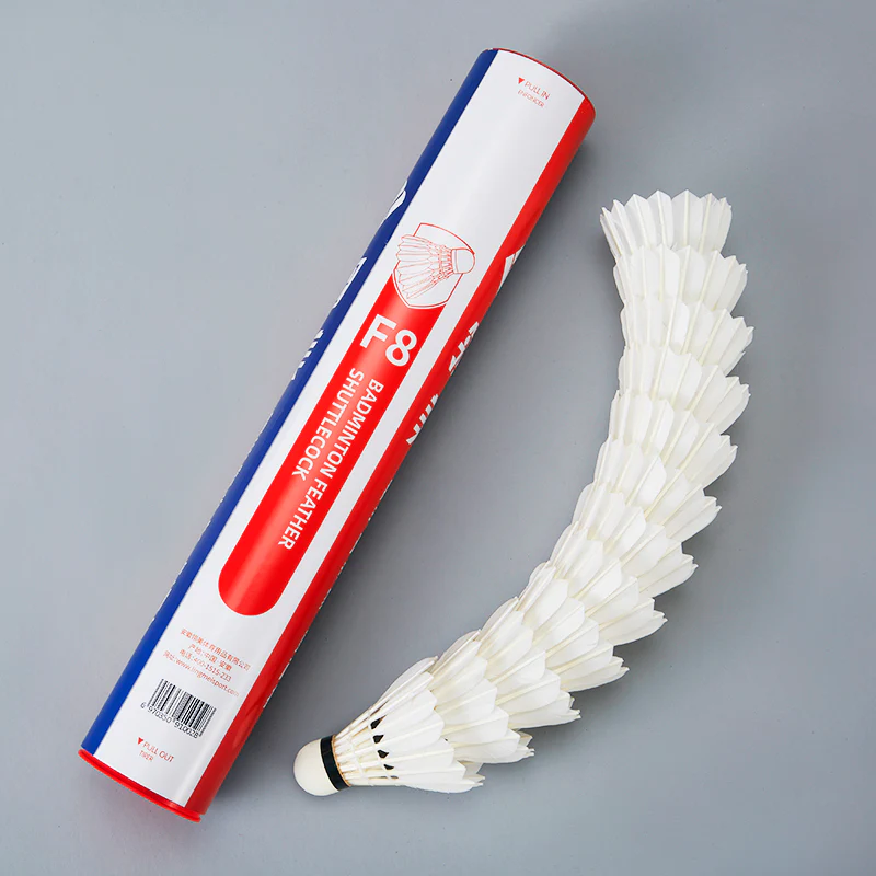 LINGMEI LING MEI 12 PCS F8 Badminton Goose Feather Badminton Shuttlecock - Image 2