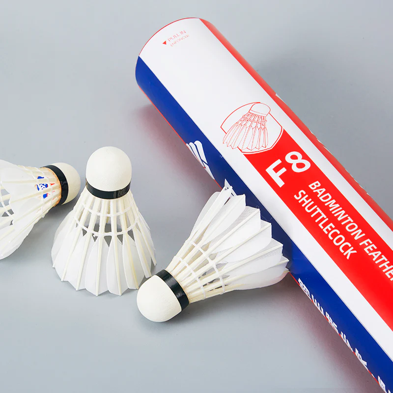 LINGMEI LING MEI 12 PCS F8 Badminton Goose Feather Badminton Shuttlecock - Image 3