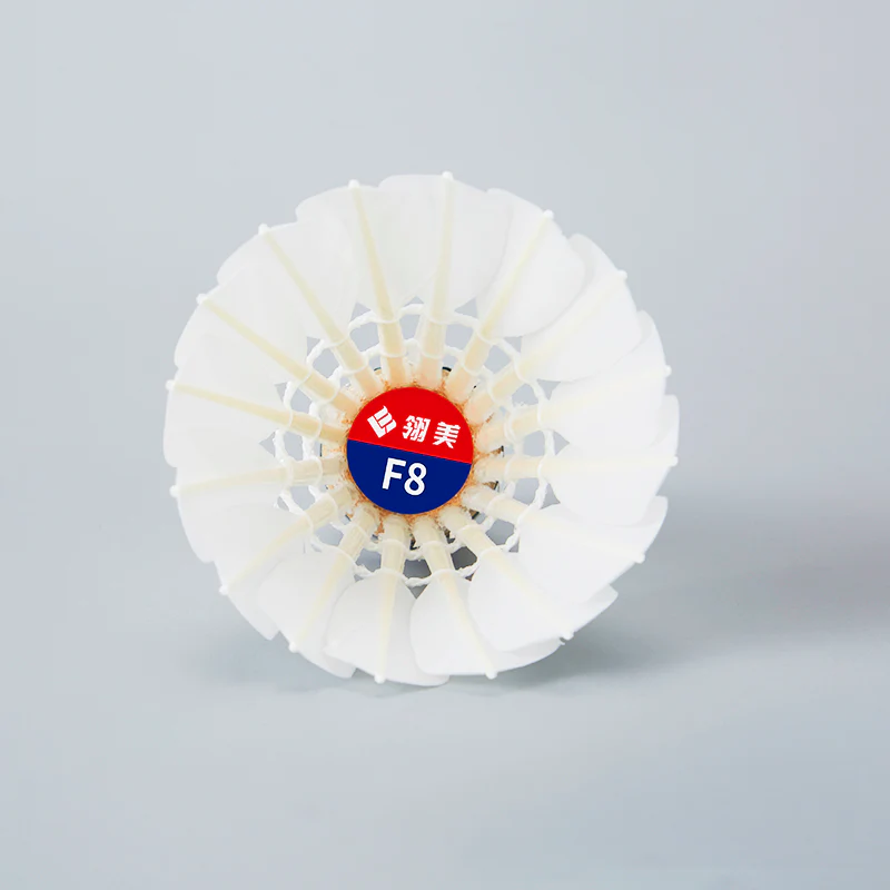 LINGMEI LING MEI 12 PCS F8 Badminton Goose Feather Badminton Shuttlecock - Image 4