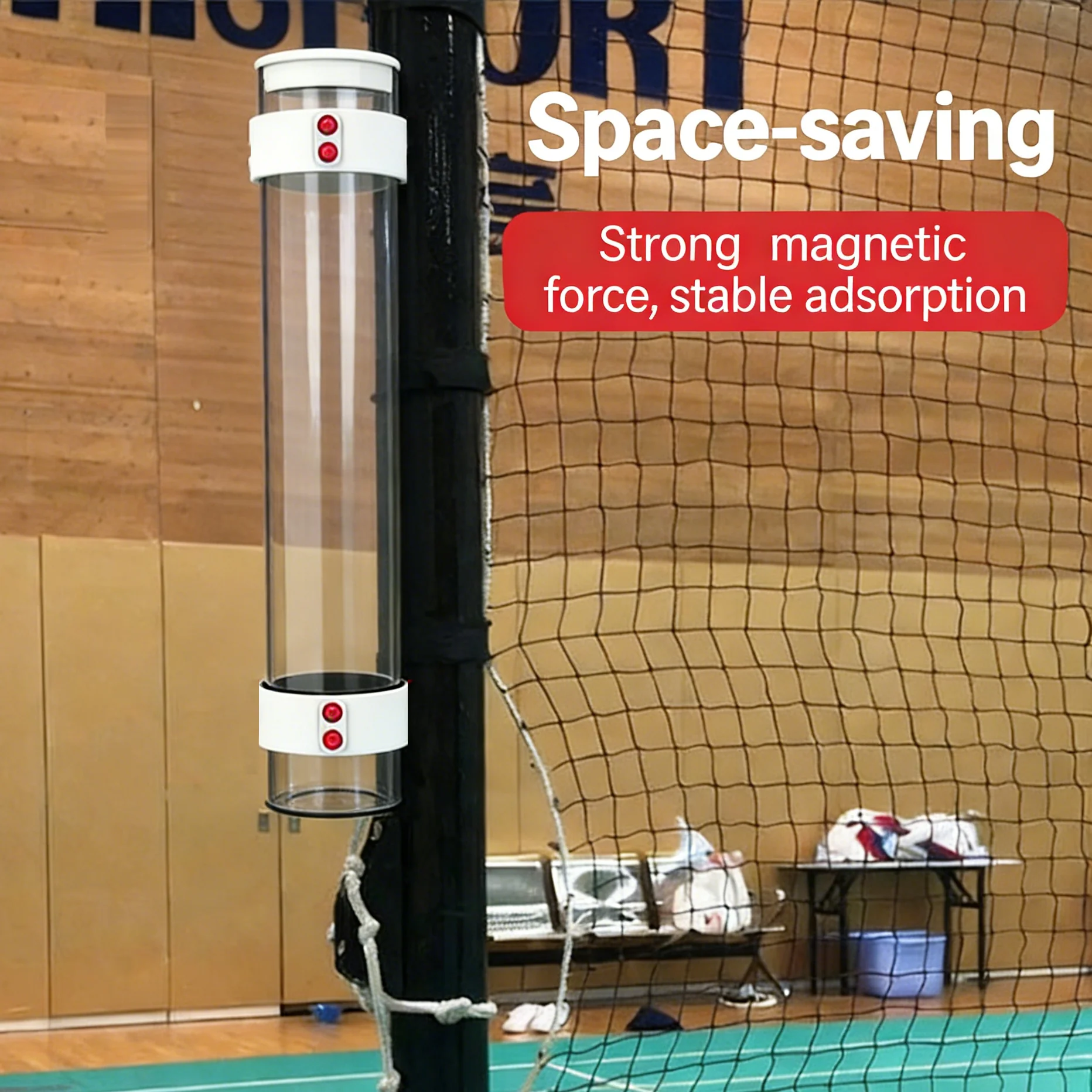 SP x SPORT SPP Magnetic Badminton Shuttlecock Holder Tube - Portable & Secure Shuttlecock Organizer for Backyard, PE - Image 7