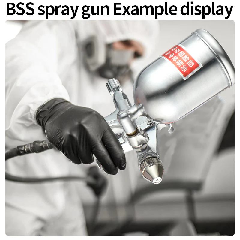 Mini Air Spray Gun – Aluminum, 0.5mm Nozzle, 125ml, Car Paint Repair, Model K3 - Image 6