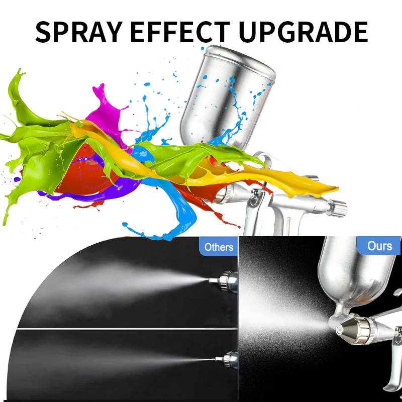 Mini Air Spray Gun – Aluminum, 0.5mm Nozzle, 125ml, Car Paint Repair, Model K3 - Image 7