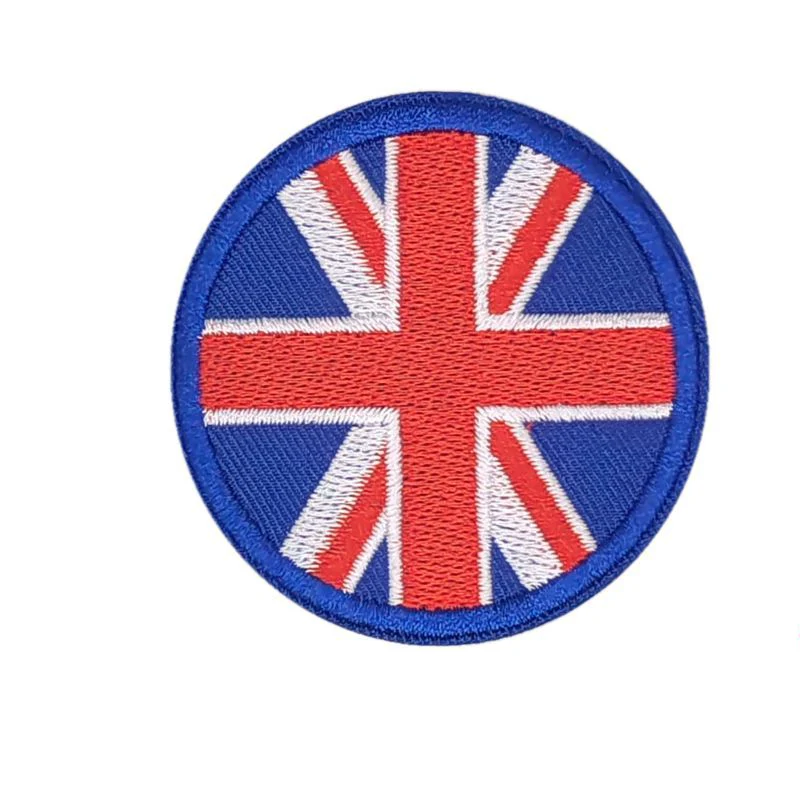 Mini Embroidered Flag Patch with Velcro – Tactical Hook & Loop Badge for Bags - Image 20