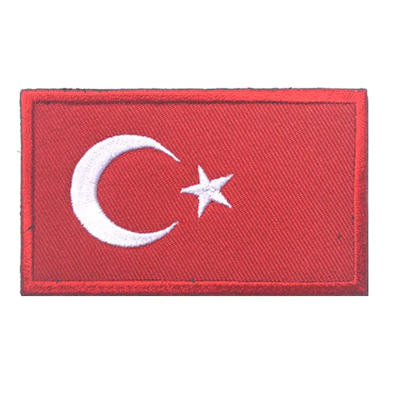 Mini Embroidered Flag Patch with Velcro – Tactical Hook & Loop Badge for Bags - Image 5