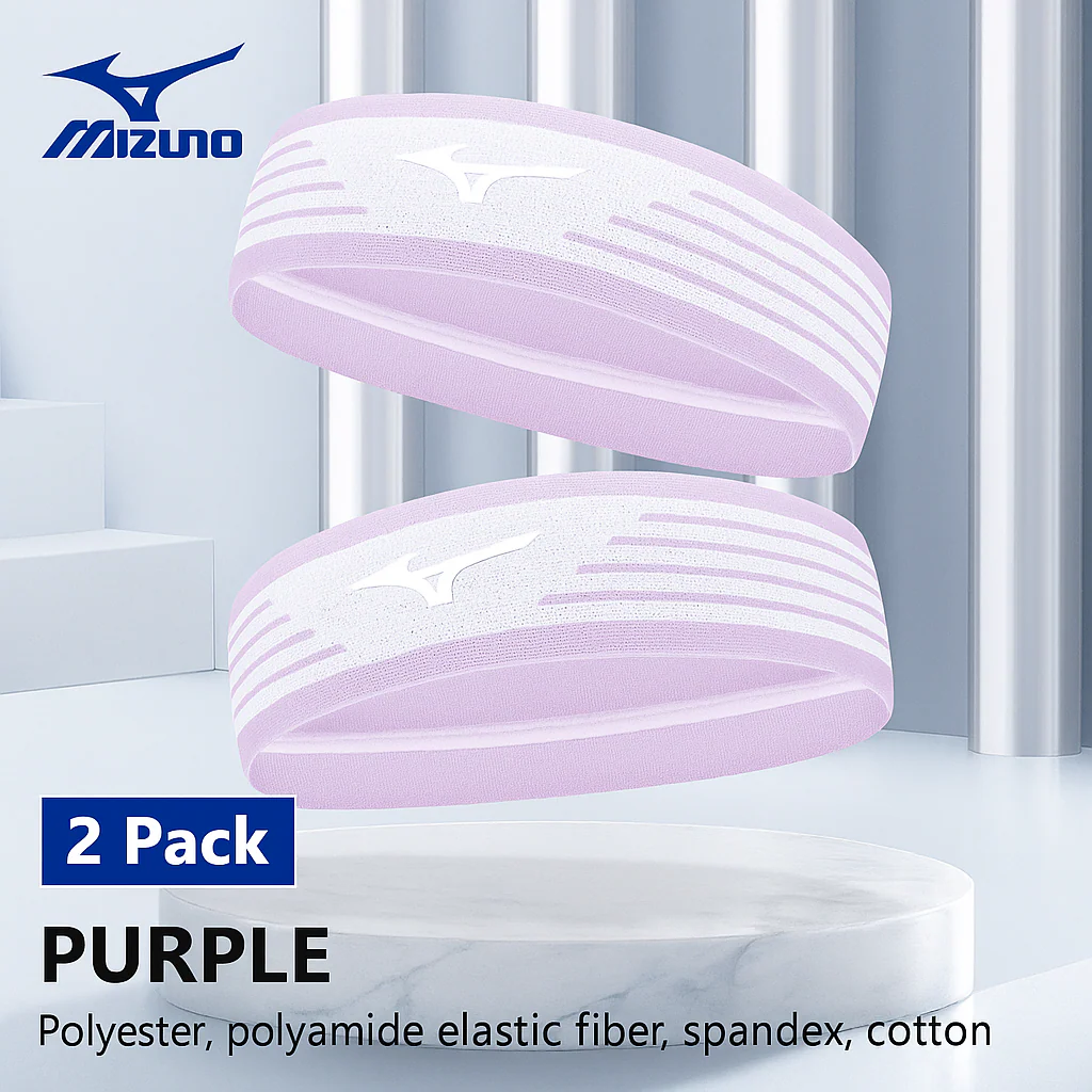 MIZUNO Sports Hair Band - Antiperspirant Band, Running Sweat Dissipation Headband - Image 2