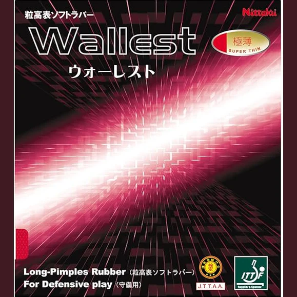 NITTAKU NR-8558 Ultra Thin Table Tennis Rubber - Red