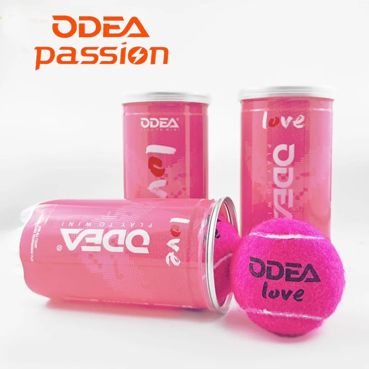 ODEA Love Pink Gift Tennis Balls ( 2pcs/Can) - Image 13