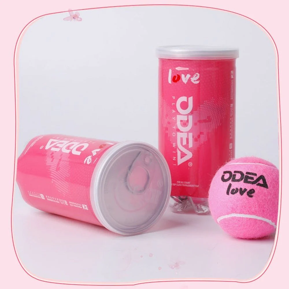 ODEA Love Pink Gift Tennis Balls ( 2pcs/Can) - Image 6