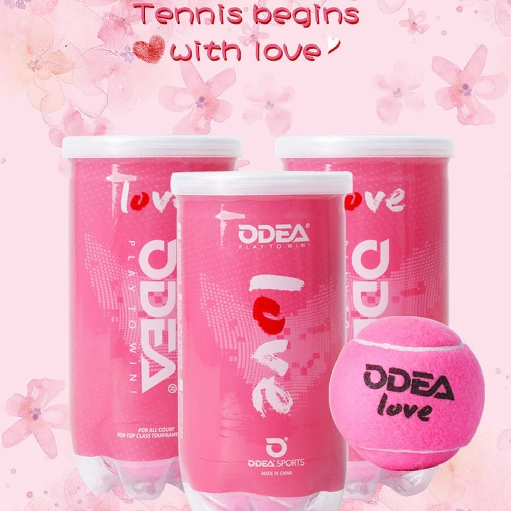 ODEA Love Pink Gift Tennis Balls ( 2pcs/Can) - Image 7