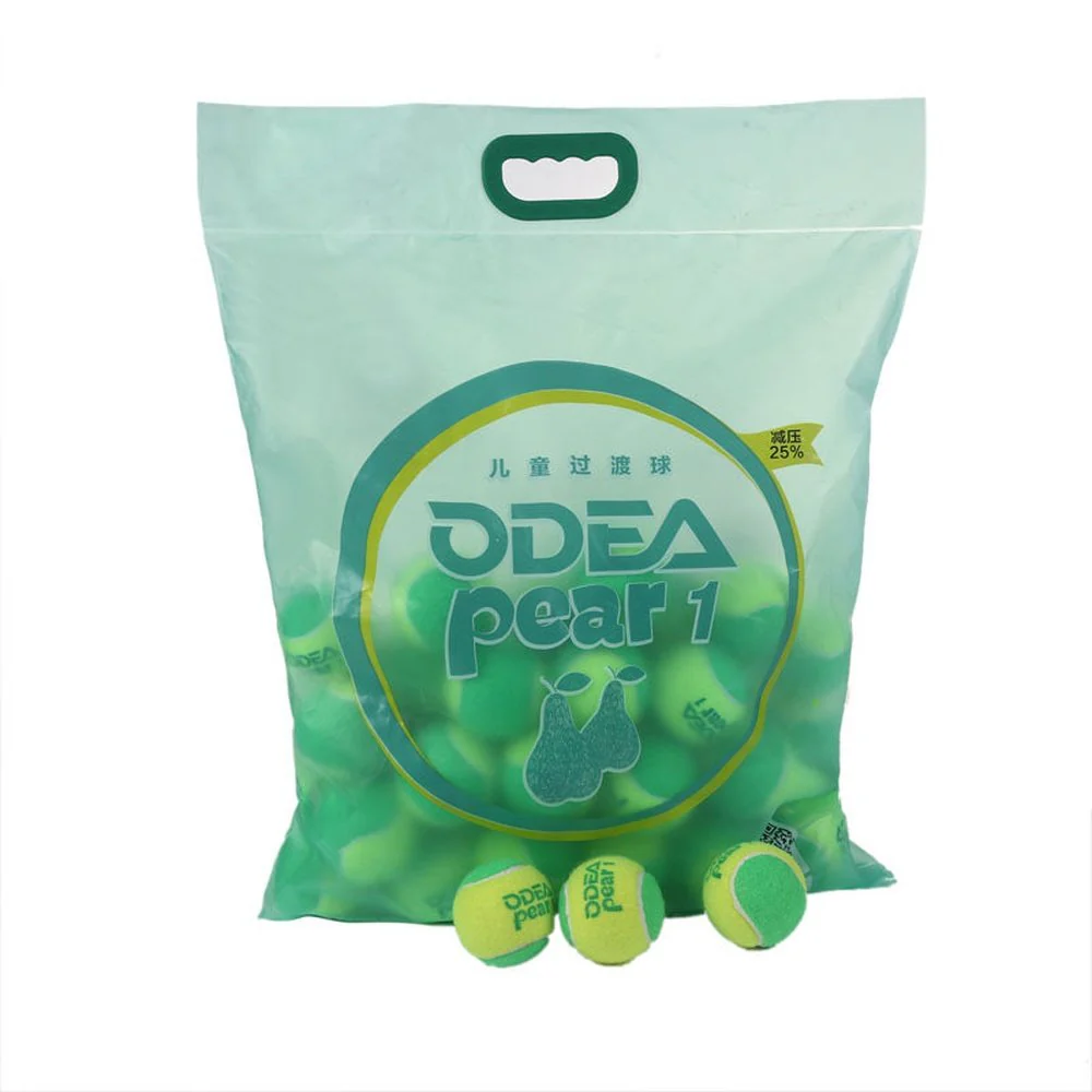 ODEA Stage 1 Green 48 PCS Children Beginners Tennis Balls Low Compression Slower Speed