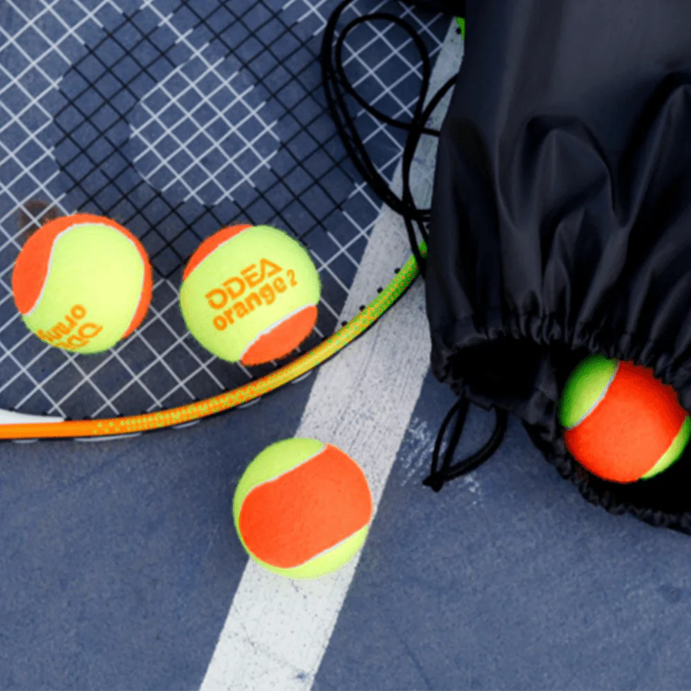ODEA Stage 2 ORANGE 48 PCS Children Beginners Tennis Balls Low Compression Slower Speed - Image 10