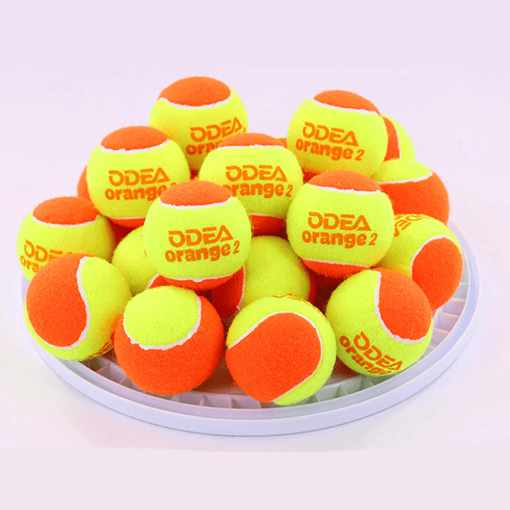 ODEA Stage 2 ORANGE 48 PCS Children Beginners Tennis Balls Low Compression Slower Speed - Image 11