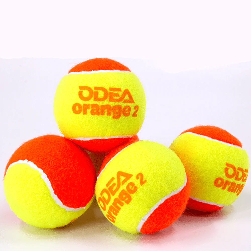 ODEA Stage 2 ORANGE 48 PCS Children Beginners Tennis Balls Low Compression Slower Speed - Image 12