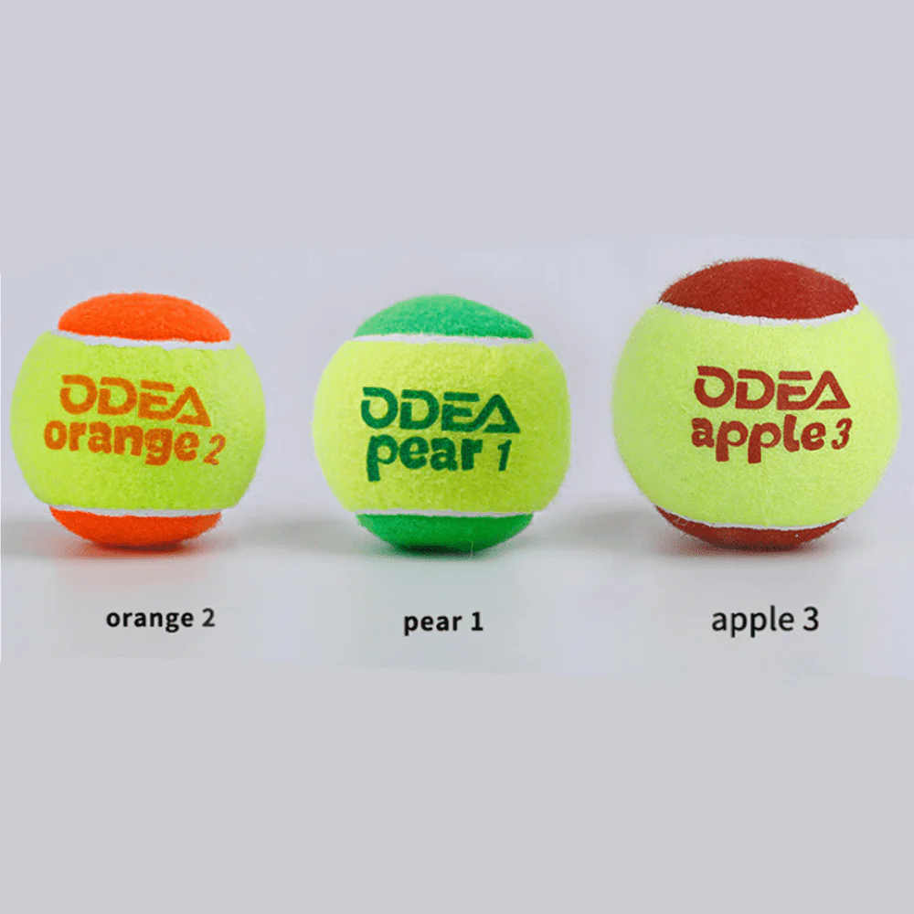 ODEA Stage 2 ORANGE 48 PCS Children Beginners Tennis Balls Low Compression Slower Speed - Image 8