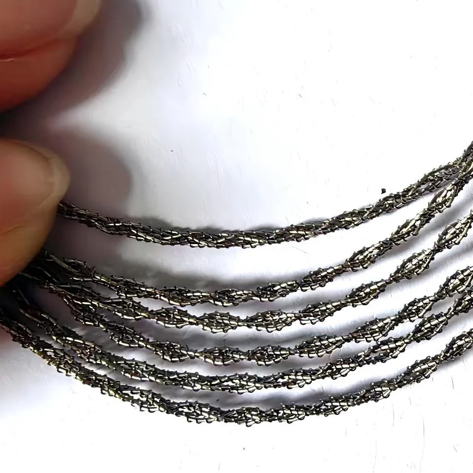 Portable Loop Survival Wire Saw - 4-Strand Steel Chain Saw for Outdoor Emergency (OPP Packaged) - Image 10