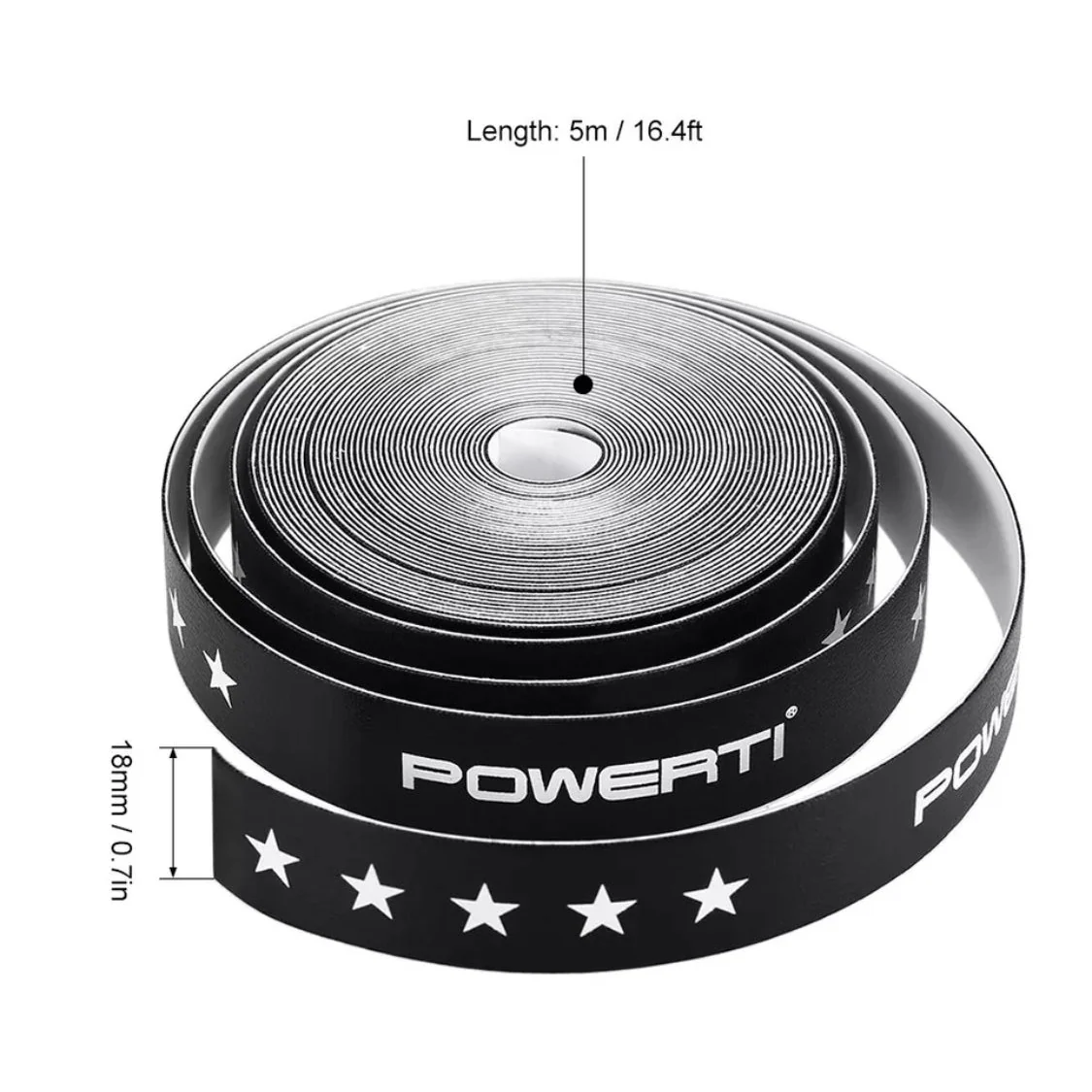 POWERTI Badminton Racket Head Tape 1.8*500CM - Image 2