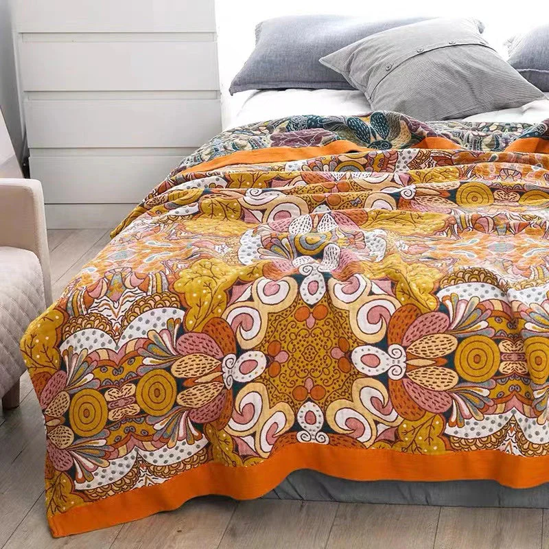 Pure Cotton Gauze Blanket - Nap Blanket Air Conditioning Quilt Summer Cool Quilt