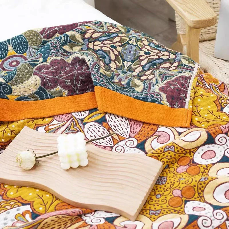 Pure Cotton Gauze Blanket - Nap Blanket Air Conditioning Quilt Summer Cool Quilt - Image 5