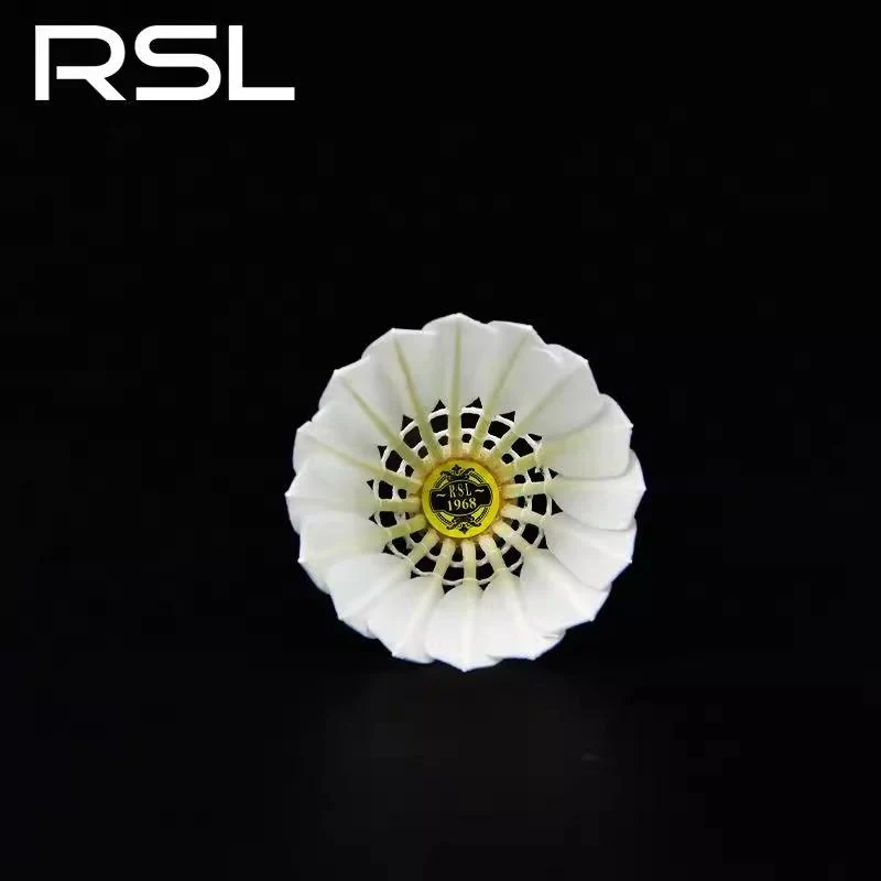 RSL 12 PCS 1968 Badminton Goose Feather Badminton Shuttlecock - Image 2