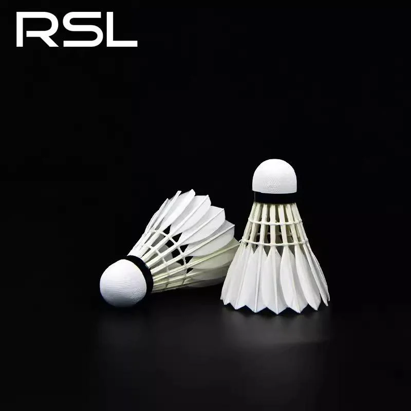 RSL 12 PCS 1968 Badminton Goose Feather Badminton Shuttlecock - Image 3
