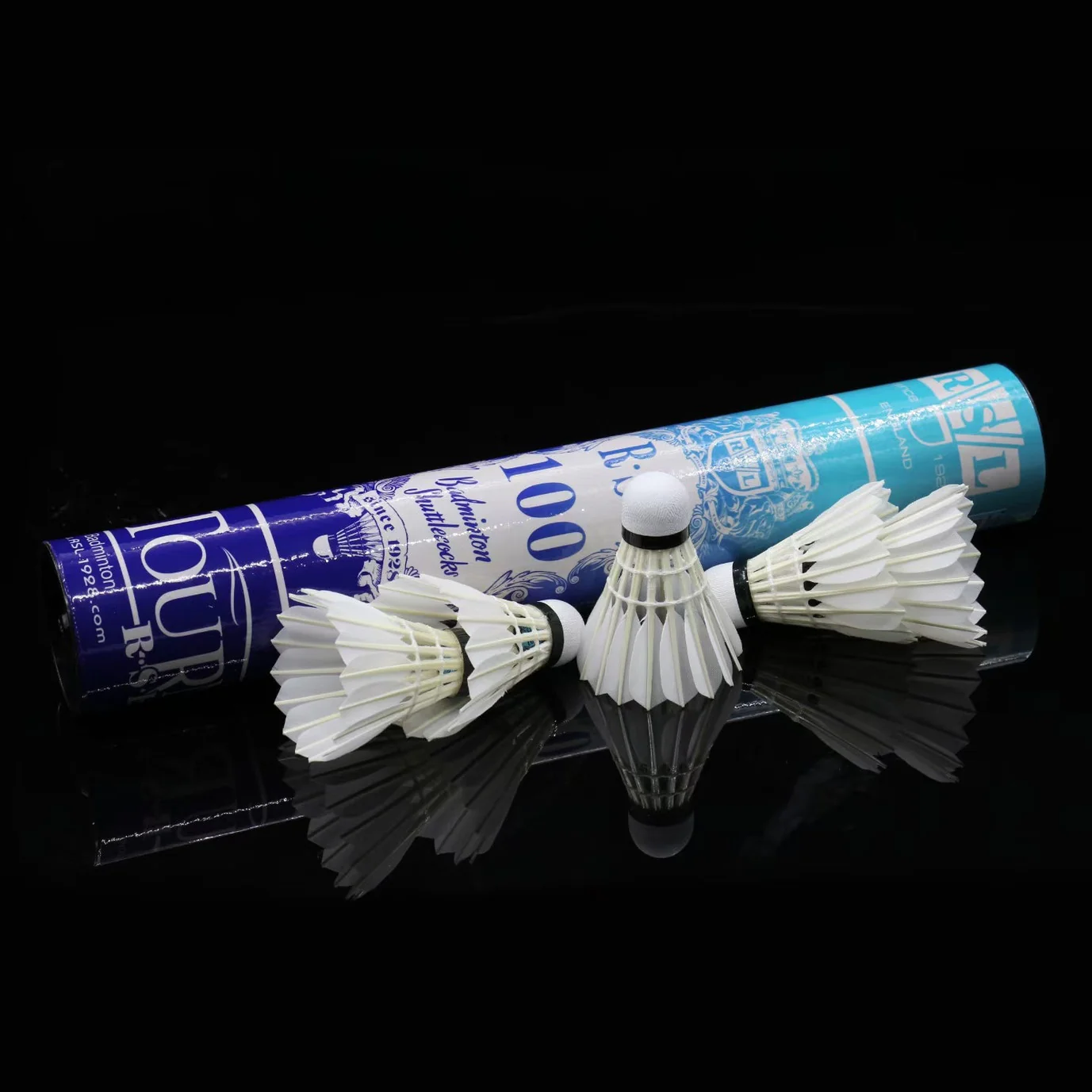 RSL 12 PCS RSL 100 Badminton Goose Feather Badminton Shuttlecock - Image 2
