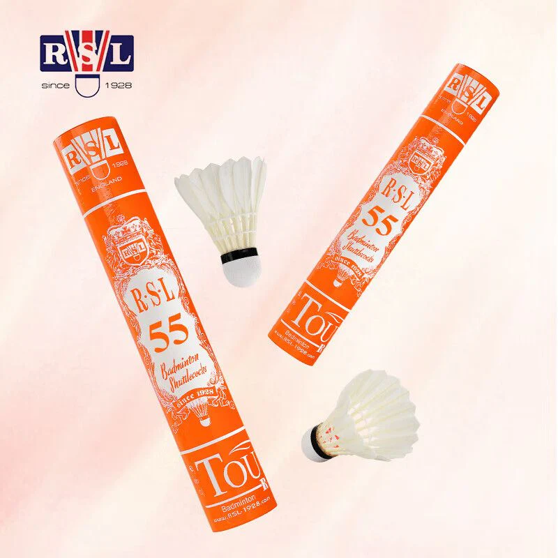 RSL 12 PCS RSL 55 Badminton Duck Feather Badminton Shuttlecock - Image 2