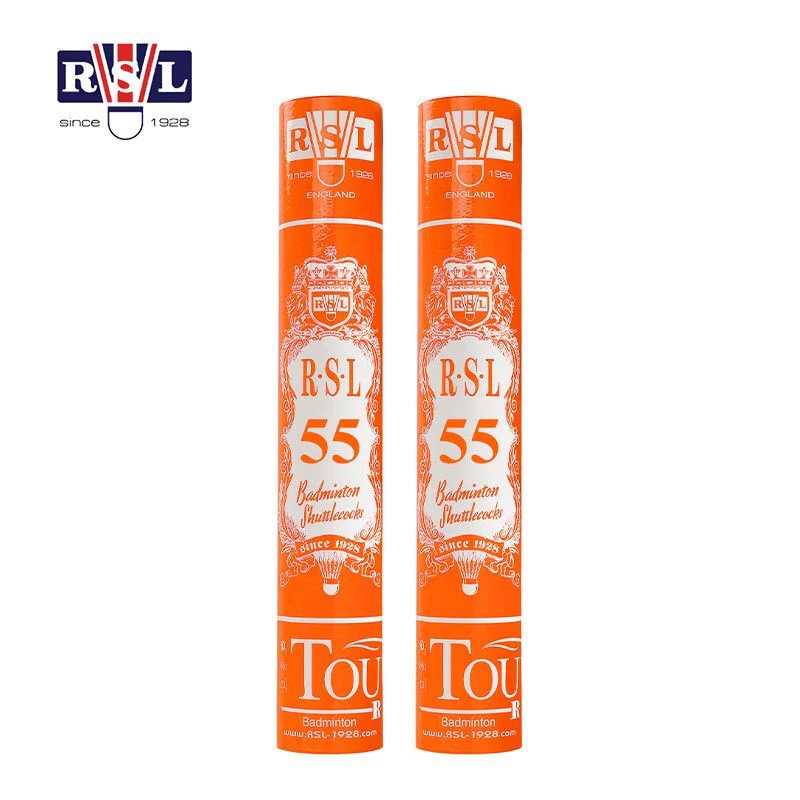 RSL 12 PCS RSL 55 Badminton Duck Feather Badminton Shuttlecock - Image 3