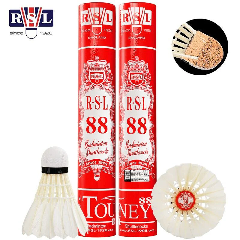 RSL 12 PCS RSL 88 Badminton Duck Feather Badminton Shuttlecock - Image 4