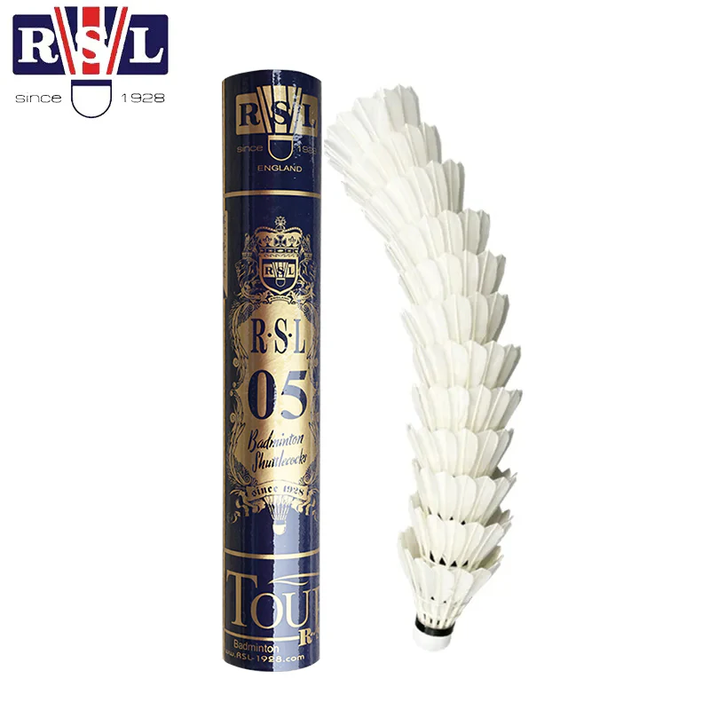 RSL 12 PCS RSL05 Badminton Goose Feather Badminton Shuttlecock