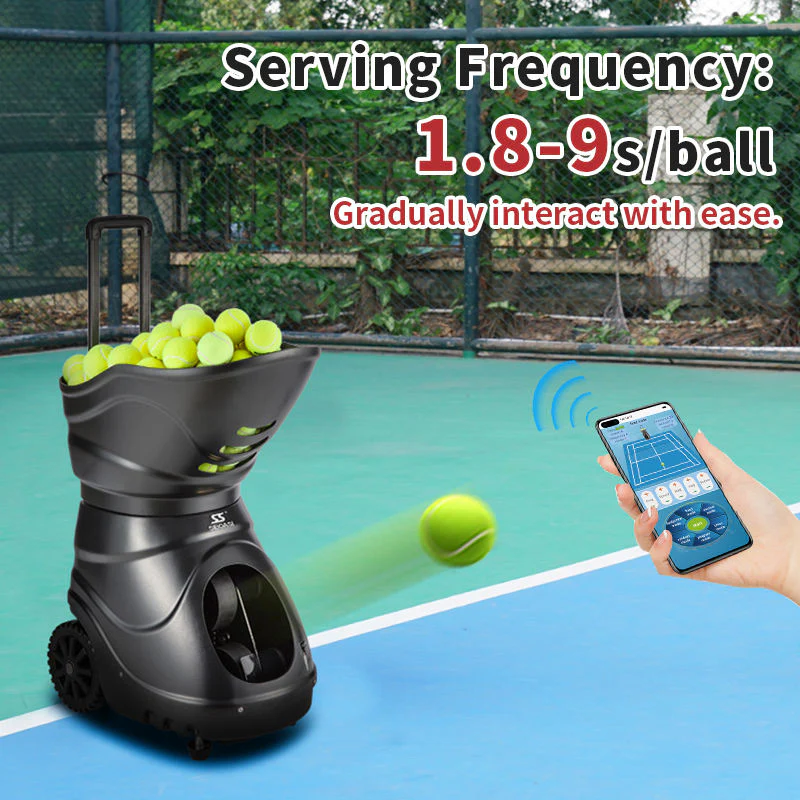 SIBOASI Automatic Tennis Ball Machine T2202A - Image 5