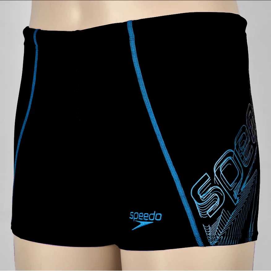 SPEEDO 41211 Mens Basic Aqua (Short) Swim trunks - Image 2