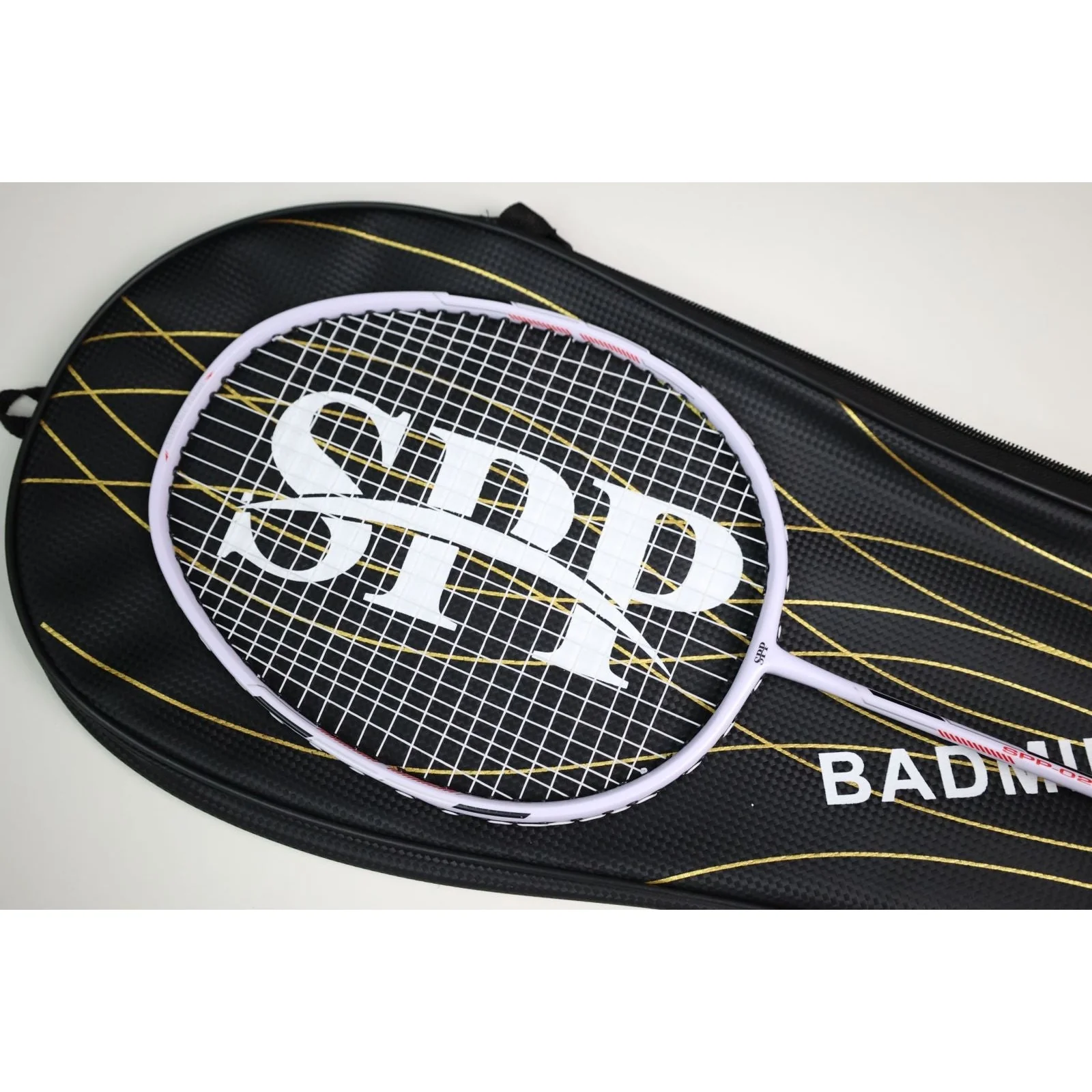 SPP 2 Player Strung Badminton Rackets Set SPP02 with a Free Full Cove - Image 2
