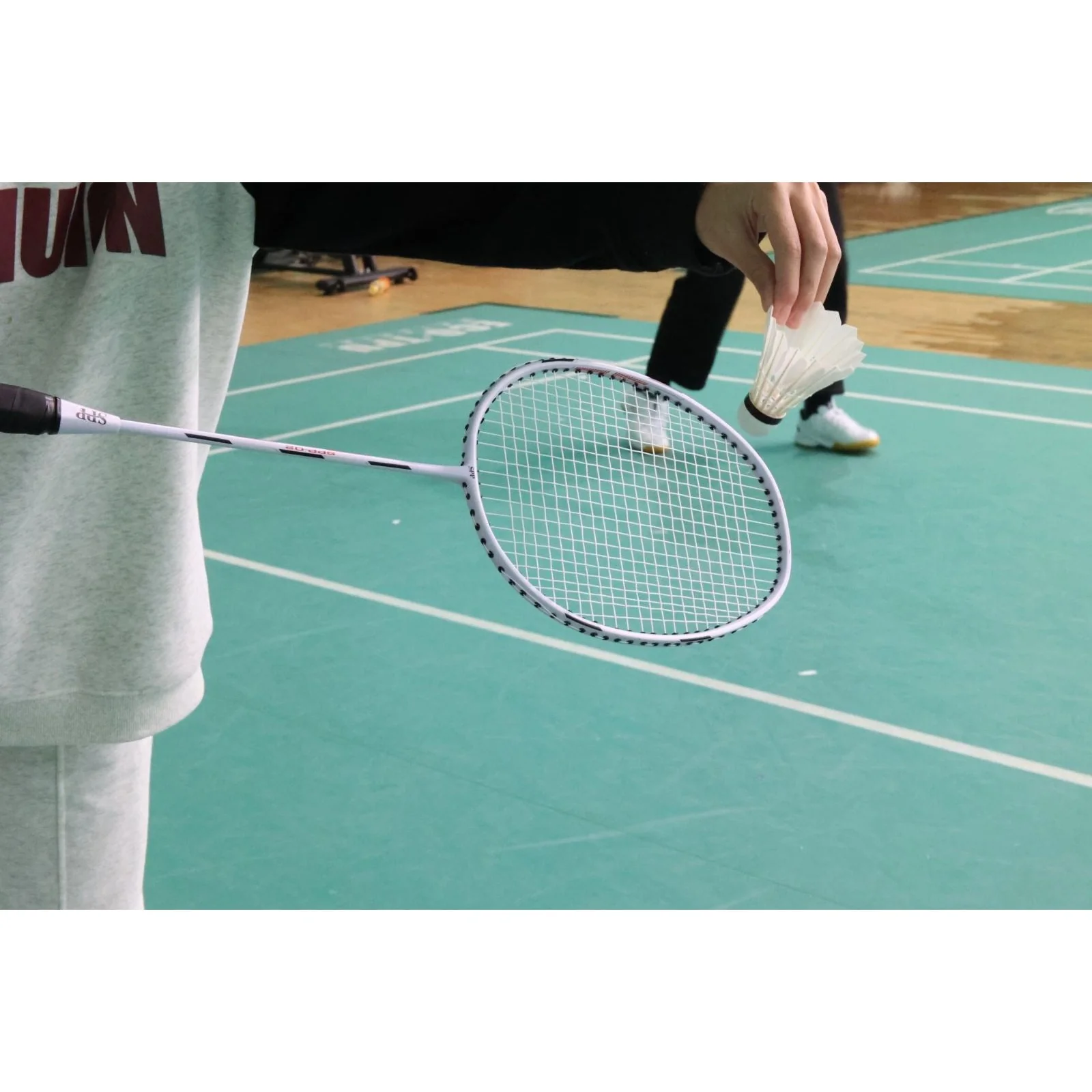 SPP 2 Player Strung Badminton Rackets Set SPP02 with a Free Full Cove - Image 8