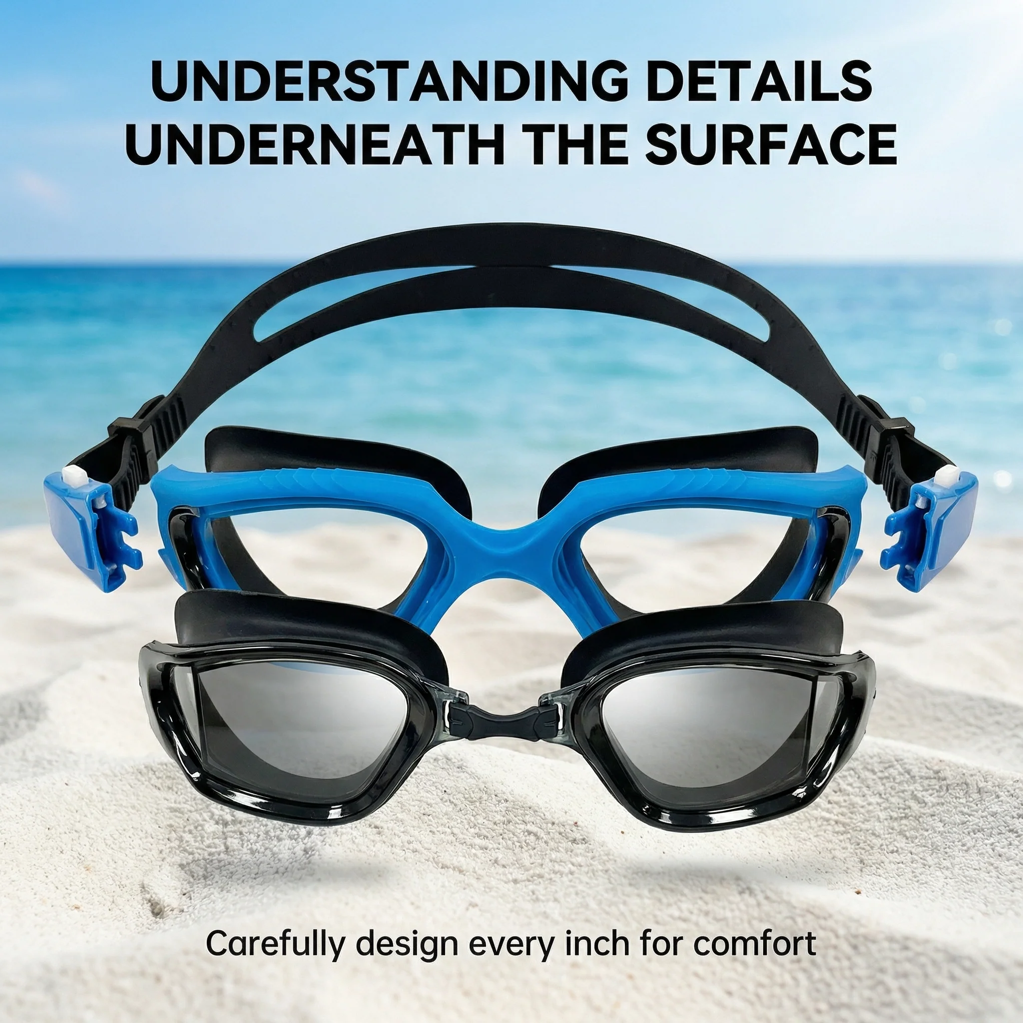 SPP Adult Swimming Goggles with High Quality and Fog & Water Resistant G2302 - Image 8