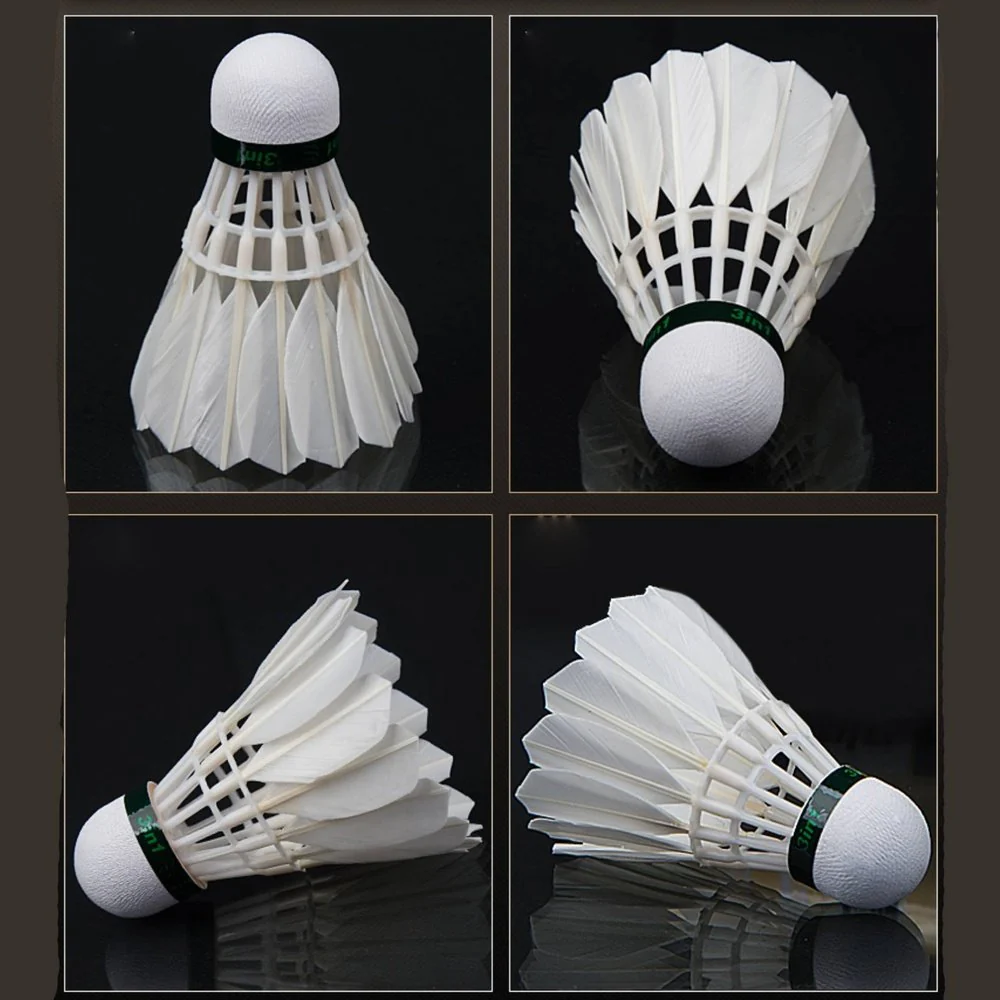 SPPHONEIX D1 Badminton Shuttlecocks Goose Feather 12 Pcs Professional 3 In 1 - Image 9