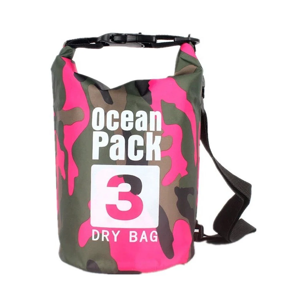 SPPHONEIX Camouflage  3L,5L,10L,20L PVC Waterproof Dry Bag Sack Floating Boating Kayaking Camping - Image 7