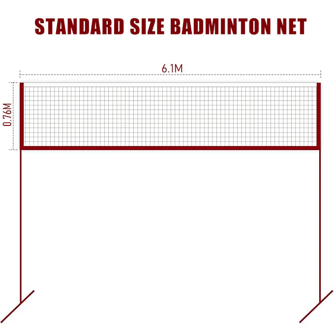 SPPHONEIX Professional Portable Badminton Net 6.1M - Standard Training Sports Net for Outdoor and Indoor Use - Image 25