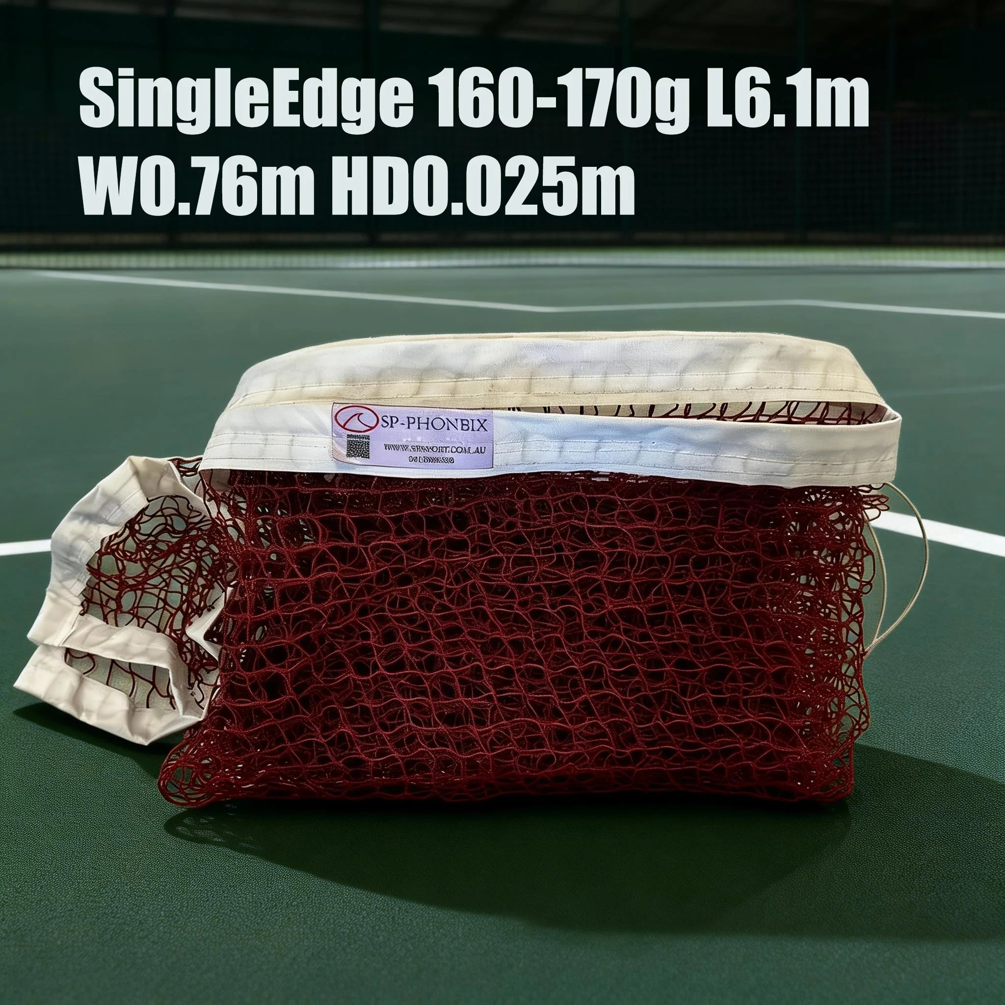 SPPHONEIX Professional Portable Badminton Net 6.1M - Standard Training Sports Net for Outdoor and Indoor Use - Image 3