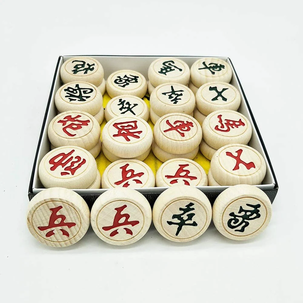 SPPHONEIX Wooden Chinese Chess Xiangqi Set for Board Game Traditional Game Travel Game - Image 25