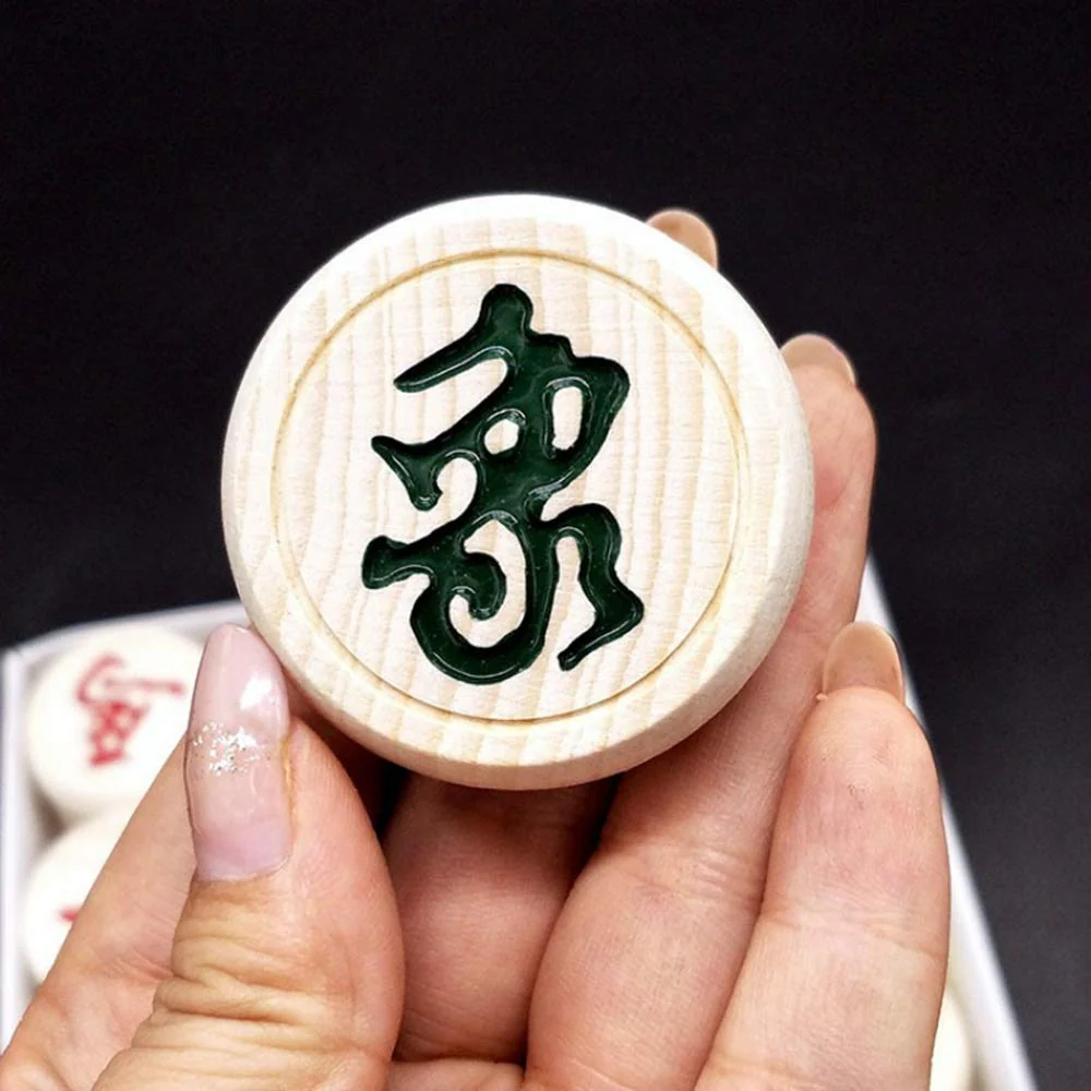 SPPHONEIX Wooden Chinese Chess Xiangqi Set for Board Game Traditional Game Travel Game - Image 6