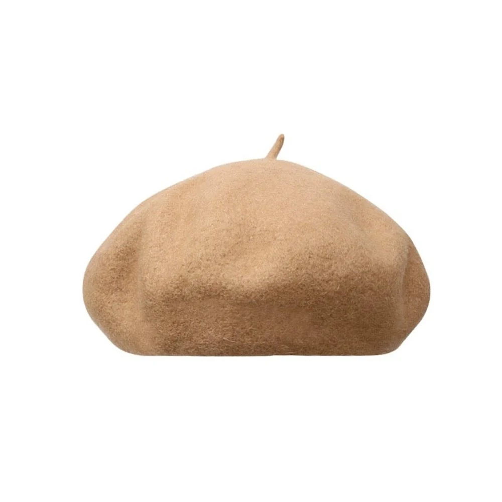 Wool French Beret Newsboy Hat Cap Winter Warm - Image 13