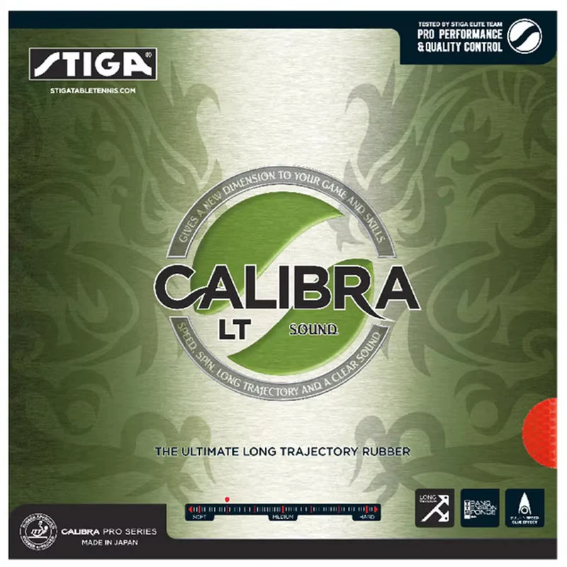 STIGA CALIBRA LT SOUND Table Tennis Rubber Non-tacky (Made in Japan) - Black - Image 2