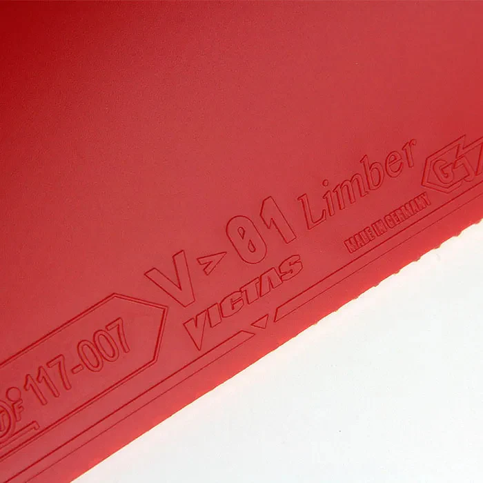 VICTAS V 01 Limber Internal Energy Table Tennis Rubber - Black - Image 3