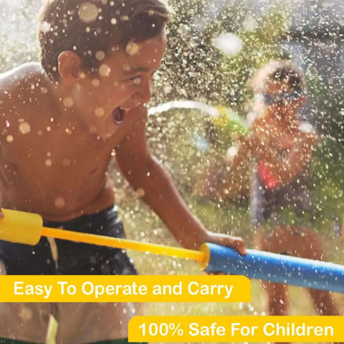 Water Gun Foam Hydro Pump Blaster Shooter Toy Outdoor Summer Fun for Kid Gift - Image 2