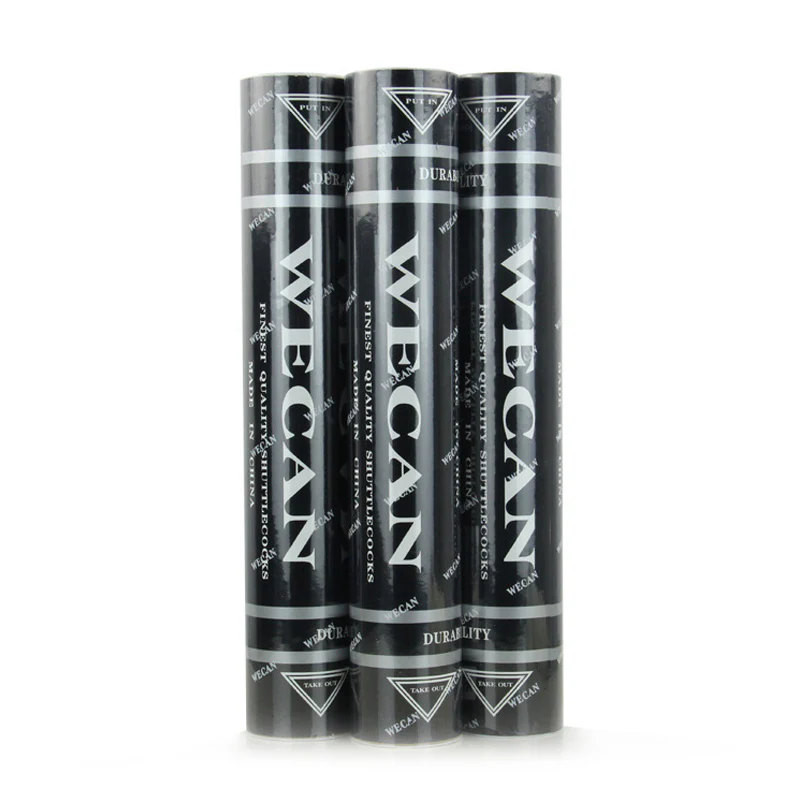 WECAN 12 PCS Black Badminton Duck Feather Badminton Shuttlecock - Image 4