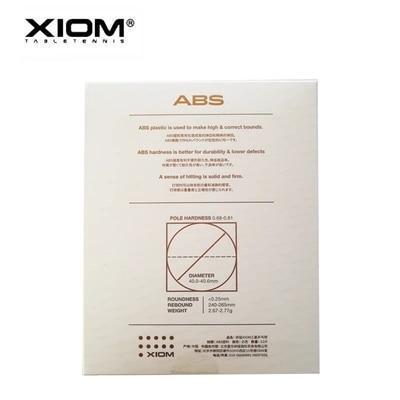 XIOM Latest 3-Star Table Tennis Balls OZA (Pack of 12) - Image 4