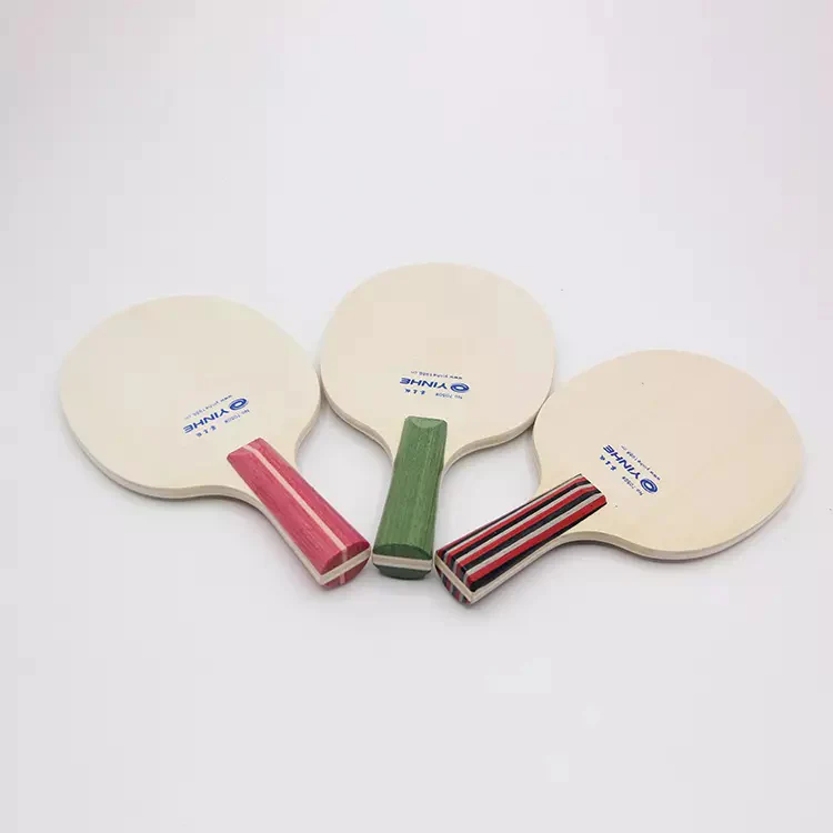 YINHE Mini Ping Pong Table Tennis Blade Racket 7 Ply Wood Blade Paddle (Random Color Handle) - Image 4